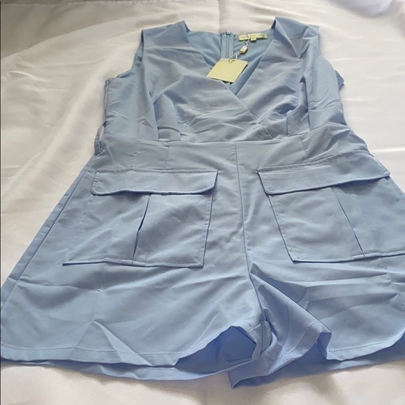 Blue Playsuit - Picture 2 of 6